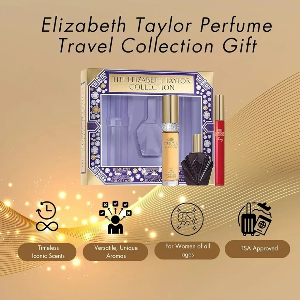 The Elizabeth Taylor Collection White Dianonds gift Set - Picture 11 of 13